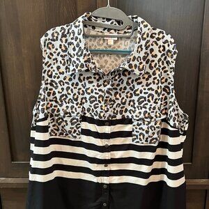 LuLaRoe 'Roxanne' Sleeveless Top 3X